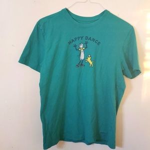 Life Is Good | Men's Size Small | Crusher Tee | Happy Dance